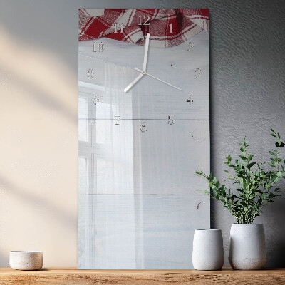 Decoratieve glazen klok verticaal Tafel