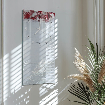 Decoratieve glazen klok verticaal Tafel
