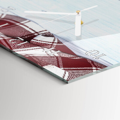 Decoratieve glazen klok verticaal Tafel