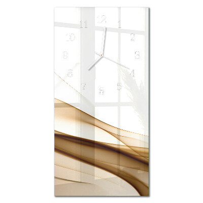 Rechthoekige glas klok verticaal Abstractie