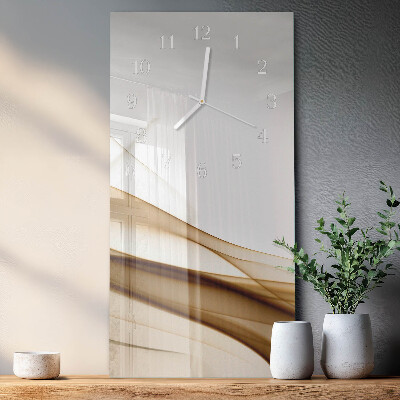 Rechthoekige glas klok verticaal Abstractie