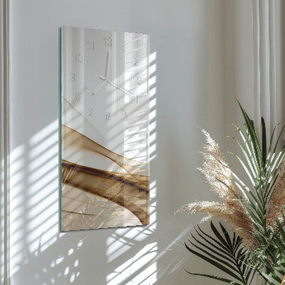 Rechthoekige glas klok verticaal Abstractie