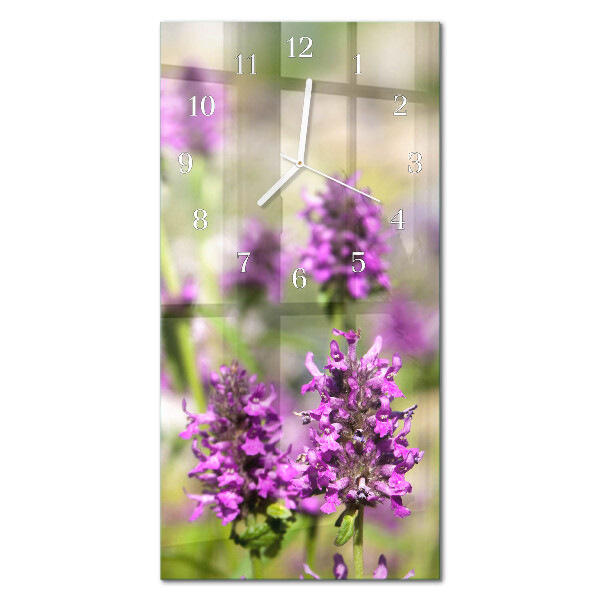 Rechthoekige glas klok verticaal Bloemen