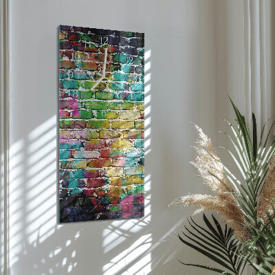 Decoratieve glazen klok verticaal Baksteen