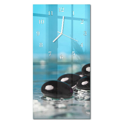 Decoratieve glazen klok verticaal Stenen