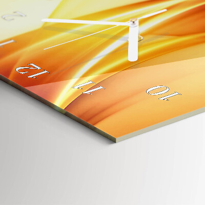 Decoratieve glazen klok verticaal Patroon