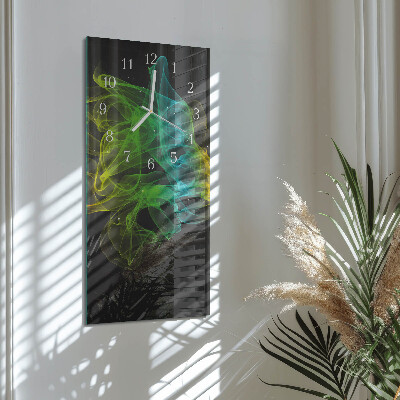 Rechthoekige glas klok verticaal Patroon