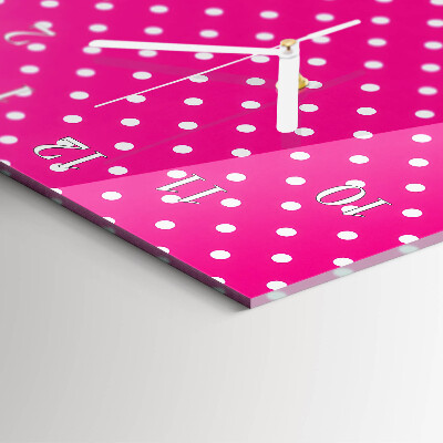 Decoratieve glazen klok verticaal Controle