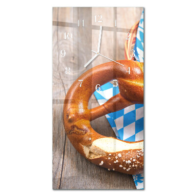 Glazen klok verticaal Pretzel