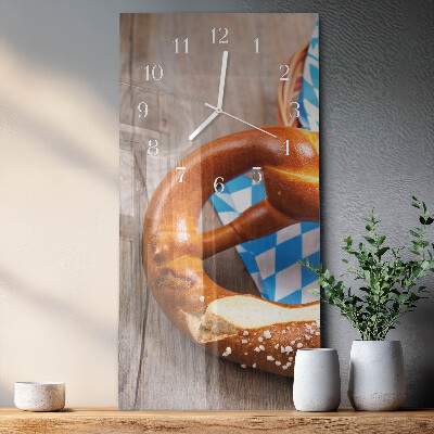 Glazen klok verticaal Pretzel
