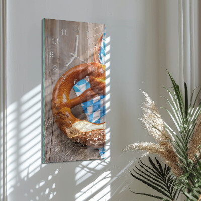 Glazen klok verticaal Pretzel
