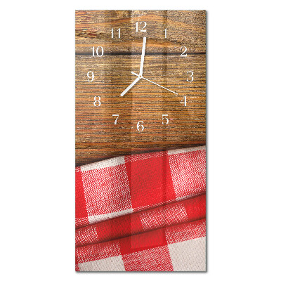 Rechthoekige glas klok verticaal Tafel