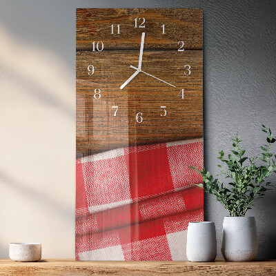 Rechthoekige glas klok verticaal Tafel