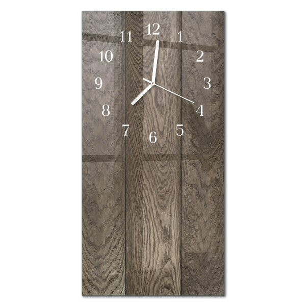 Decoratieve glazen klok verticaal Bord