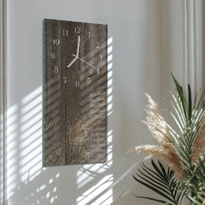 Decoratieve glazen klok verticaal Bord