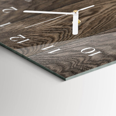Decoratieve glazen klok verticaal Bord