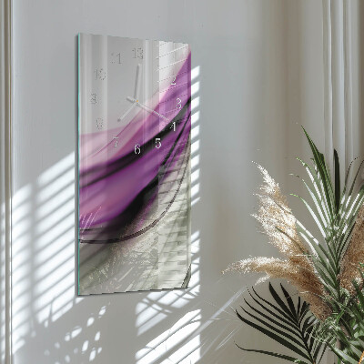 Glazen klok verticaal Abstractie