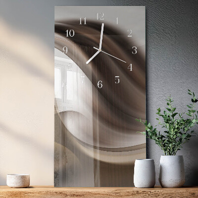 Rechthoekige glas klok verticaal Patroon