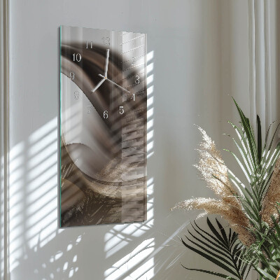 Rechthoekige glas klok verticaal Patroon