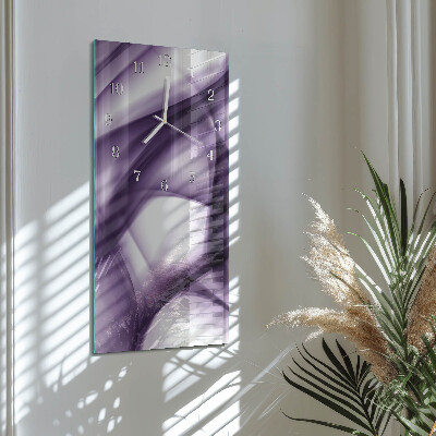 Rechthoekige glas klok verticaal Patroon