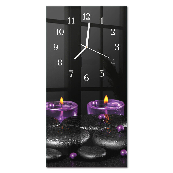 Decoratieve glazen klok verticaal Kaarsstenen