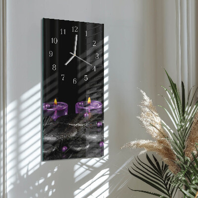 Decoratieve glazen klok verticaal Kaarsstenen