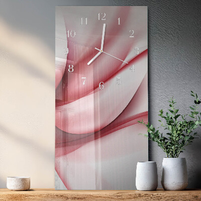 Rechthoekige glas klok verticaal Abstractie