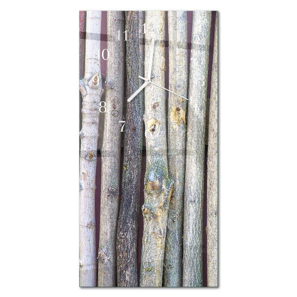 Decoratieve glazen klok verticaal Takken