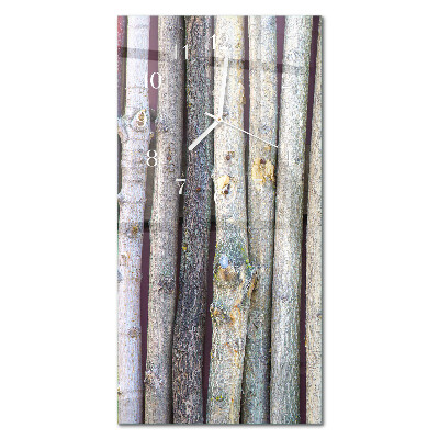 Decoratieve glazen klok verticaal Takken