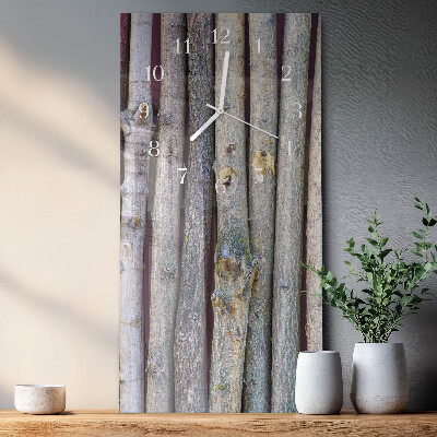 Decoratieve glazen klok verticaal Takken