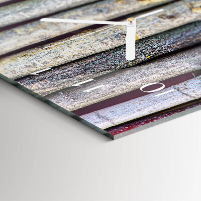 Decoratieve glazen klok verticaal Takken