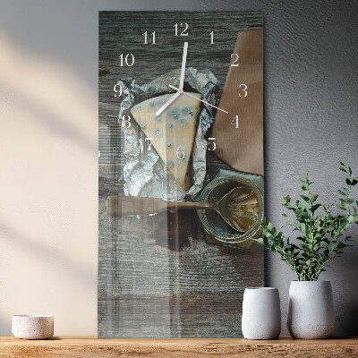 Rechthoekige glas klok verticaal Kaas