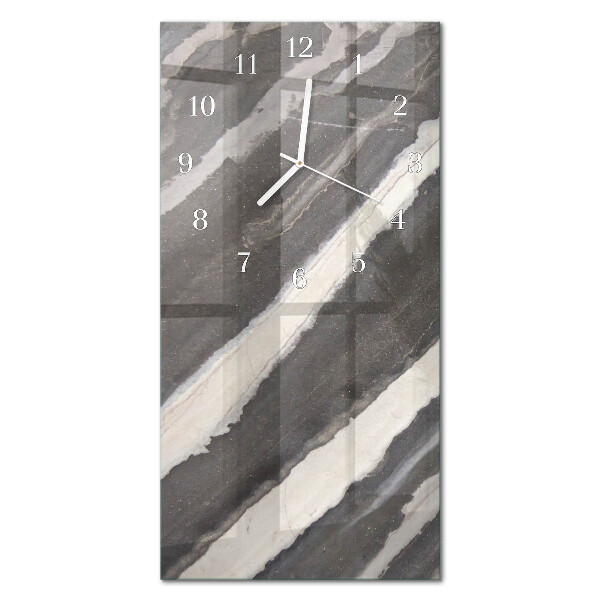 Rechthoekige glas klok verticaal Tafel