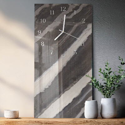Rechthoekige glas klok verticaal Tafel