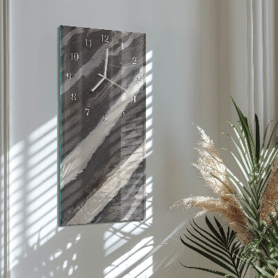 Rechthoekige glas klok verticaal Tafel