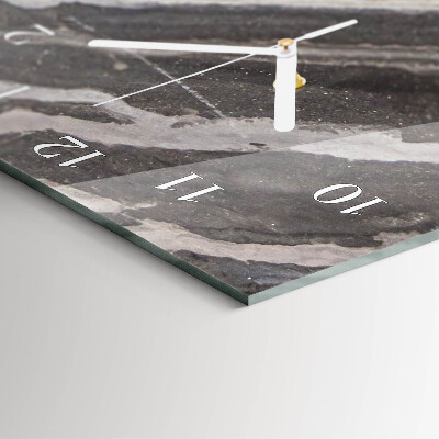 Rechthoekige glas klok verticaal Tafel