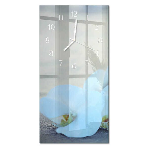 Rechthoekige glas klok verticaal Orchidee