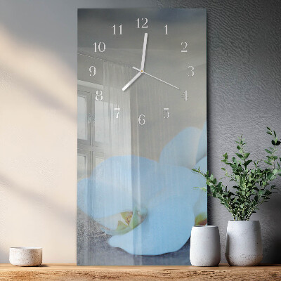 Rechthoekige glas klok verticaal Orchidee