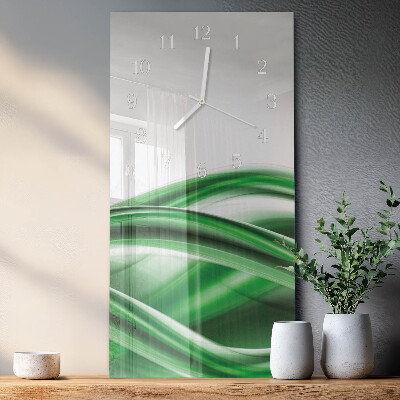 Glazen klok verticaal Abstractie