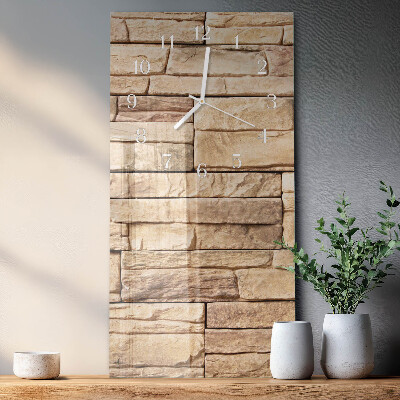 Decoratieve glazen klok verticaal Klinker