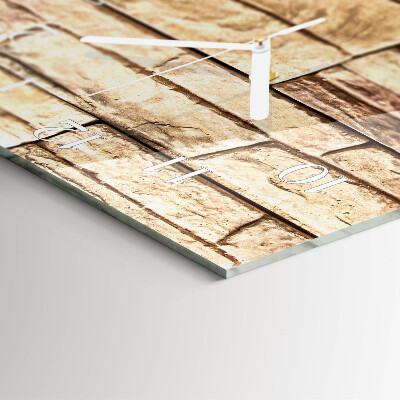 Decoratieve glazen klok verticaal Klinker