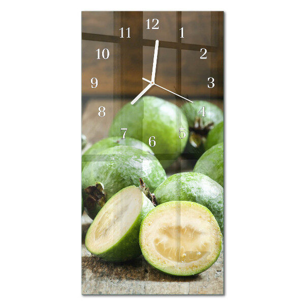Glazen klok verticaal Granaatappels