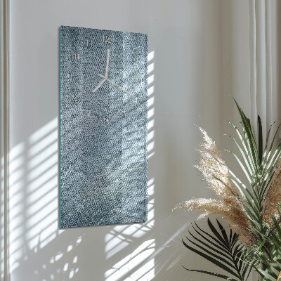 Decoratieve glazen klok verticaal Plastic
