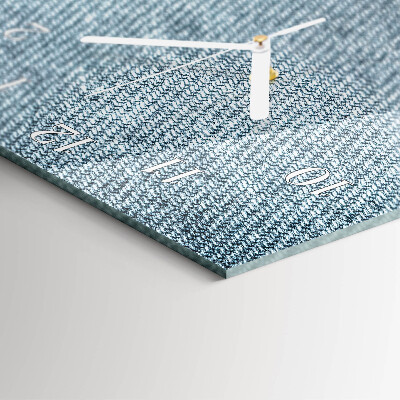 Decoratieve glazen klok verticaal Plastic