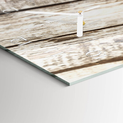 Rechthoekige glas klok verticaal Tafel