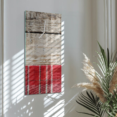 Rechthoekige glas klok verticaal Tafel