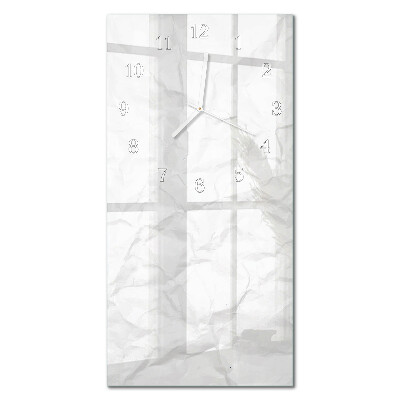 Glazen klok verticaal Papier