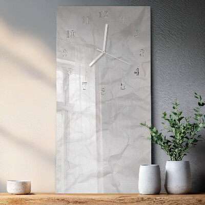Glazen klok verticaal Papier