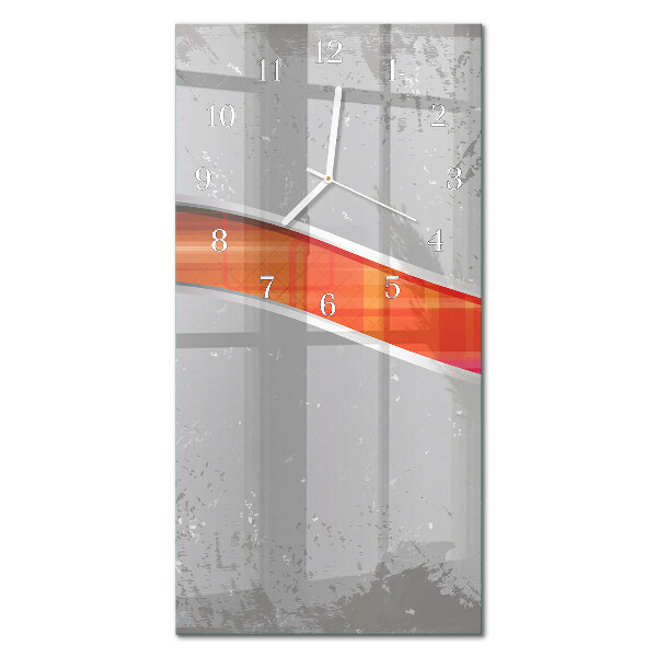 Decoratieve glazen klok verticaal Patrouille