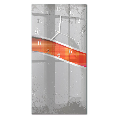 Decoratieve glazen klok verticaal Patrouille